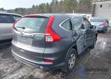 2016 Honda Cr-V Lx z USA, uszkodzony, nr VIN 5J6RM4H34GL116810